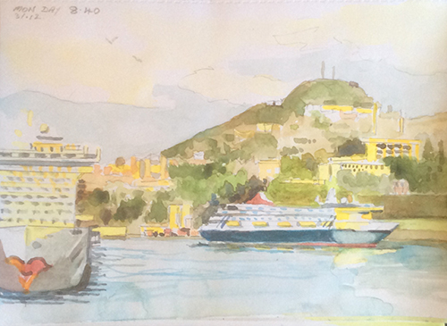 Madeira | Postcard from MV Ventura: Sketching at sea