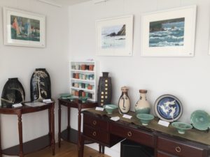 Chris Pring display in the sun room | SHAF Arts Trail Update