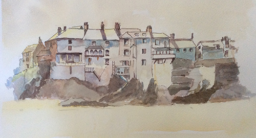 Cawsands | Work-in-progress: Watercolour classes with Michael Hill