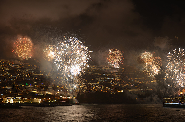 Fireworks in Funchal | Postcard from SS Ventura: Whitewall Galleries