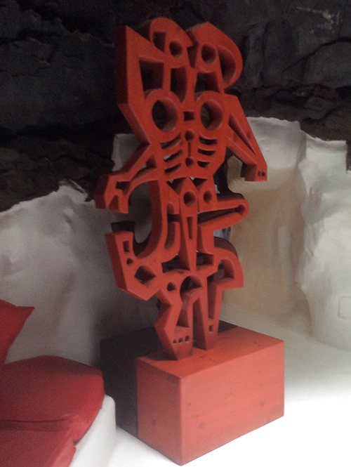 Red sculpture | Postcard from Lanzarotte: The Magic of Manrique